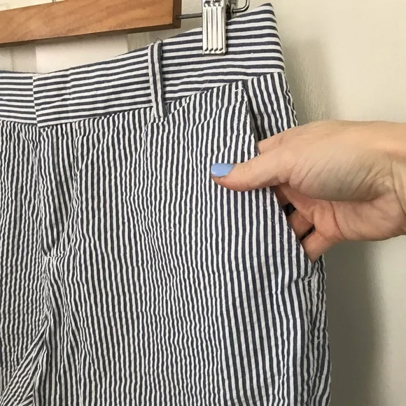 Cynthia Rowley striped nautical cotton shorts, size 8 - Picture 2 of 8